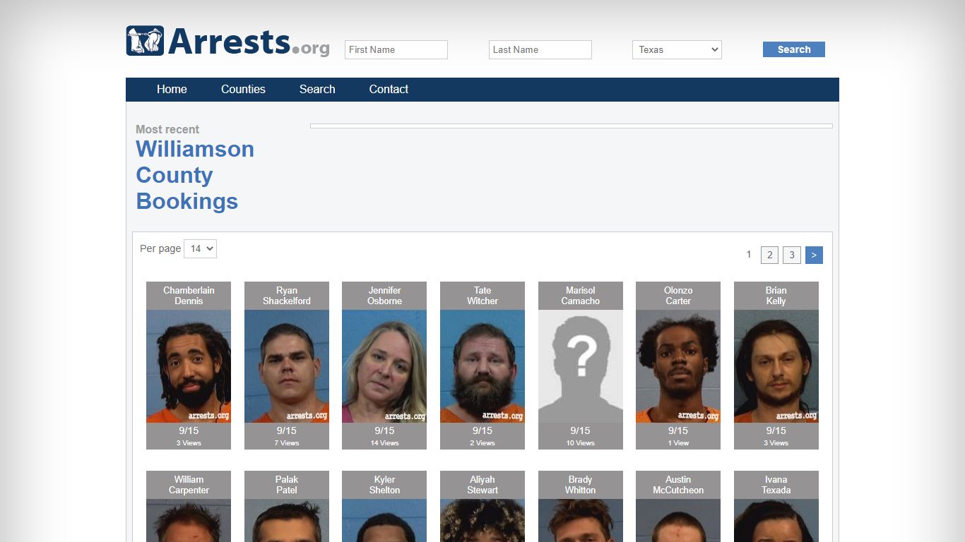 Williamson County Arrests and Inmate Search